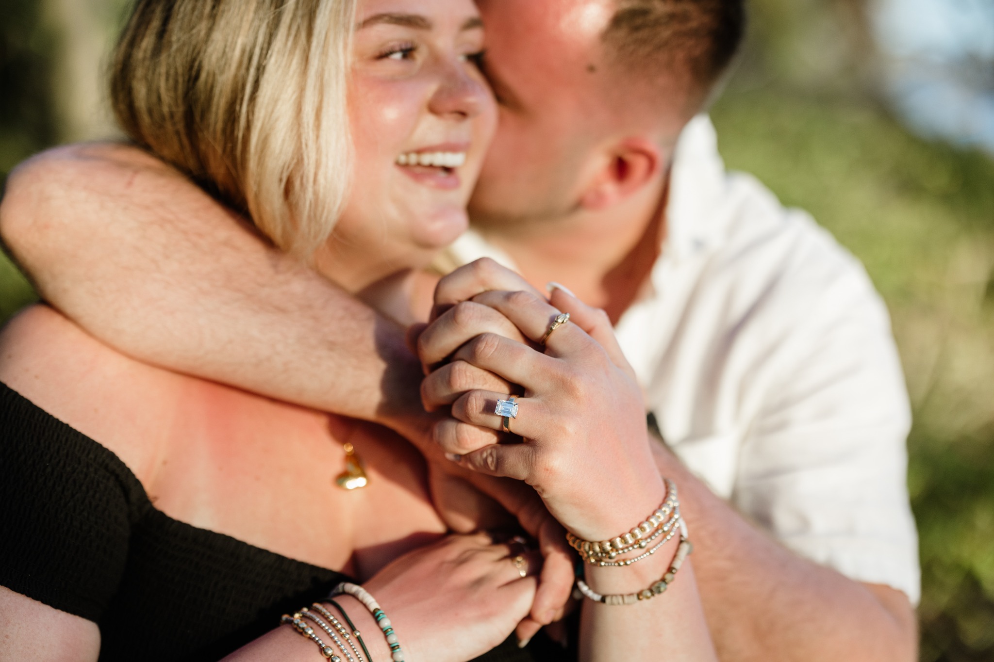 Chris and Ola proposal photo